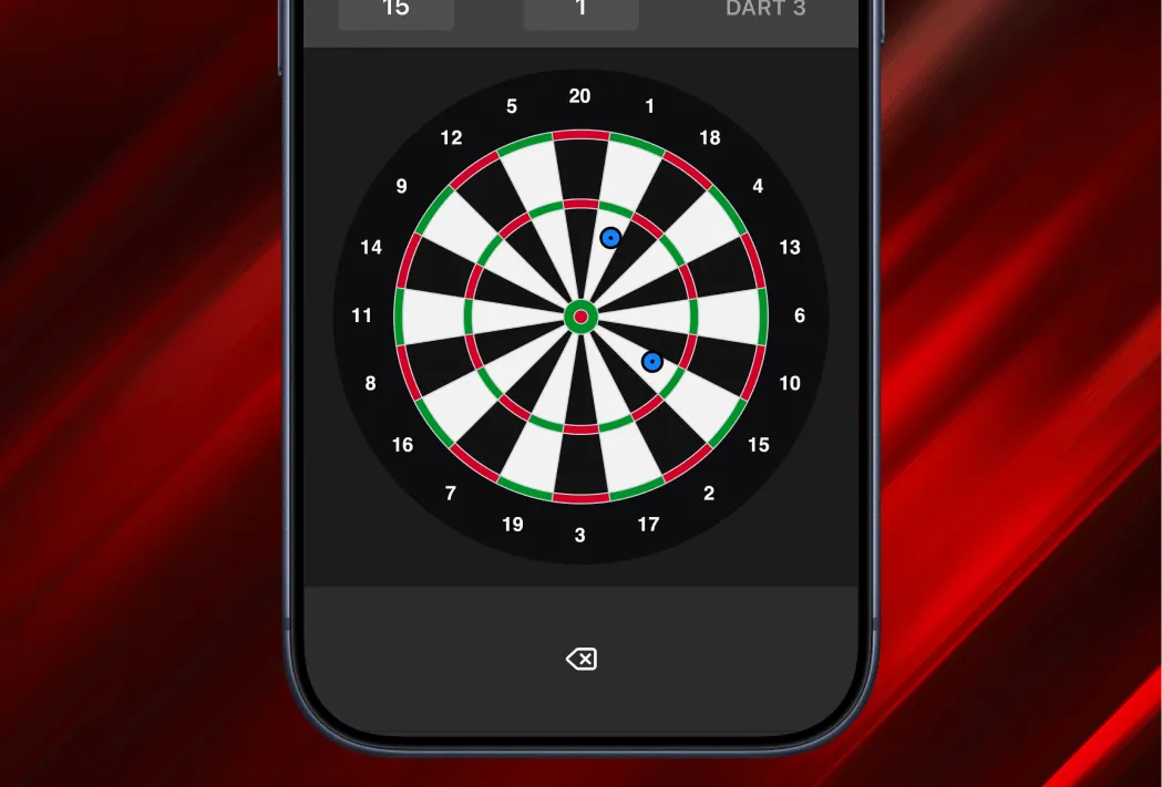 Dart Board Score Entry